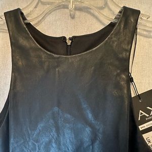 Black Dress Faux Leather